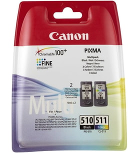 Canon Pg-510/Cl-511 Multipack Orijinal 2'Li Mürekkep Kartuşu Seti 2970B010