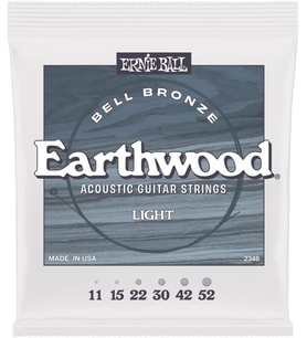 Ernie Ball Hafif Earthwood Bell Bronz Akustik Gitar Telleri 11-52