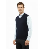 Erkek V Yaka Süveter Çelik Örgü Regular Kalıp 5200H BGL-ST04962