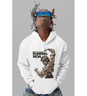 Arnold Pumping Iron Bodybuilding Fitness Unisex Oversize Sporcu Hoodie