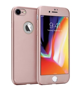 Buff iPhone 8 ile Uyumlu 4D Kılıf Rose Gold