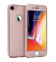 Buff iPhone 8 ile Uyumlu 4D Kılıf Rose Gold