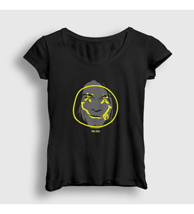 Presmono Kadın Siyah Teen Spirit Nirvana Kurt Cobain T-Shirt 35995tt