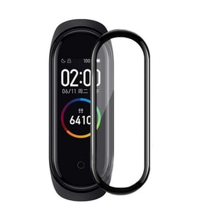 Xiaomi Mi Band 5 Ekran Koruyucu Tam Kaplayan Flexible Koruyucu (Siyah)