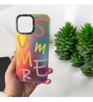 iPhone 13 Pro Max Digital Baskılı Kaliteli Telefon Kılıfı (Turuncu)
