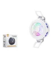 Klipsli Telefon Soğutucu Fan Rgb Beyaz K56