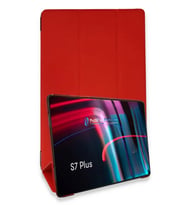 Newface Samsung Galaxy T970 Tab S7 Plus 12.4 Kılıf Tablet Smart Kılıf - Kırmızı