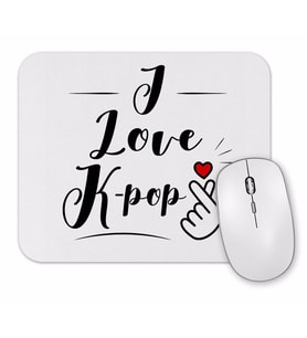 Seni Seviyorum Kpop Bts Exo I Love Kpop Mouse Pad.jpg