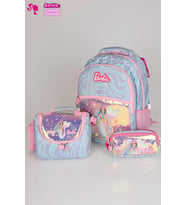DEKOMUS İLE YENİ SEZON LİSANSLI BARBIE'NİN DENİZ KIZI RÜYASI KOLEKSİYONU OKUL,BESLENME VE KALEM ÇANTASI SETİ