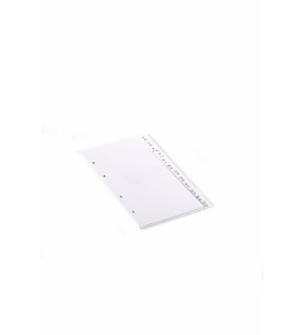 AYRAÇ A-Z ALFABETİK DAR KARTON 4906 BEYAZ 13X24 CM
