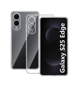 Newface Samsung Galaxy S25 Edge Kılıf Lüx Şeffaf Silikon