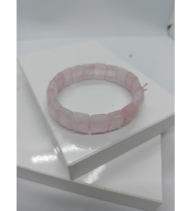 PEMBE KUVARS TAŞI BİLEKLİK/ ÖZEL KESİM DOĞALTAŞ BİLEKLİK