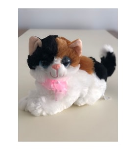 Sesli Miyavlayan Peluş Kedi Oyuncak Hediyelik Uyku Arkadaşı 30 cm (Çok Renkli)