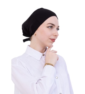 Pratik Bone Pamuklu Tesettür İç Bone, Başörtüsü İçin Hazır Viskon Şapka, Namaz Günlük Kullanım İçin