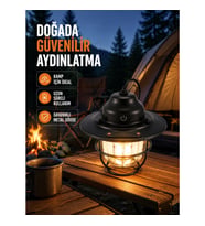 Mey İthalat® Uzun Ömürlü Bataryalı Outdoor LED Gece Lambası