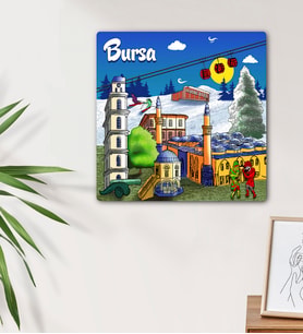 Bursa Tasarımlı Mdf Duvar Tablosu