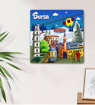 Bursa Tasarımlı Mdf Duvar Tablosu