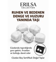 Sertifikalı Cüzdan Boy Havlit Taşı Kütle - Sakinlik ve Stres Azaltıcı Etki Sağlar (Çok Renkli)