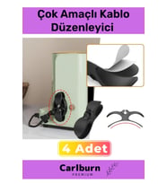 Özel Üretim Bilgisayar Notebook Şarj Kablosu Mutfak Çok Amaçlı Kablo Sarma Düzenleyici 4 Adet