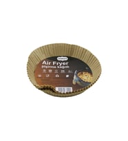 25PCS BÜYÜK=TABAN 19.5CM-AĞIZ:25CM TABAK MODEL YUVARLAK AİR FRYER PİŞİRME KALIP KAĞIT 200 DERECEDAYANIKLI (4767)