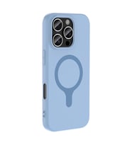 iPhone 16 Pro Max Kılıf M-Safe Şarj Özellikli Aris Silikon Kılıf Baby Blue