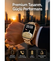 Sağlık Takipli Akıllı Saat 117 Spor Modlu AMOLED Ekran