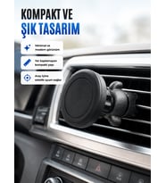 Mıknatıslı Araç İçi Telefon Tutucu Halandırma Izgarası Telefon Standı
