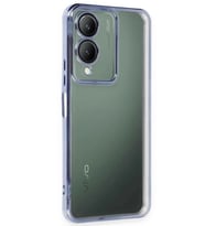 Newface Vivo Y17S Kılıf Razer Lensli Silikon - Açık Mavi