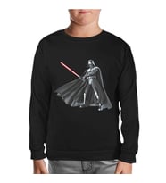 Star Wars - Darth Vader Lightsaber Siyah Çocuk Sweatshirt