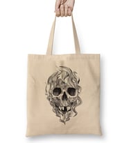 Skull Flame Bez Çanta Uzun Saplı