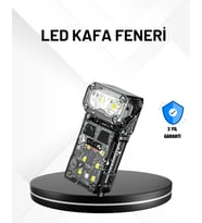 Sensörlü Led Kafa Feneri Şarj Edilebilir Manyetik Eller Serbest