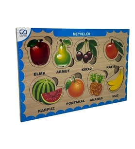 Ca Games Ahşap Puzzle Meyveler 19X29