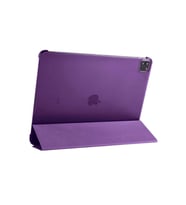 Apple iPad Pro 12.9 2021 (5.Nesil) Uyumlu Zore Smart Cover Standlı 1-1 Kılıf (Mor)