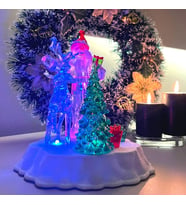 Yılbaşı Müzik Kutusu Noel baba Müzik Kutusu Geyikli Yılbaşı Ağaçlı Noel Babalı Tasarım