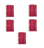 Omeyva Kalın Kokteyl Buzlu Soğuk İçecek Pipet - Körüklü - Pembe - 22 Cm. - 8 mm. - 500 Adet