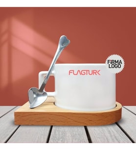 Firmaya Özel Logo Baskılı Kahve Fincanı-011