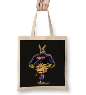 My Hero Academia All Mıgh Bez Çanta Uzun Saplı