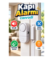 90 dB Manyetik Kapı ve Pencere Alarm Sensörü Kolay Montajlı Güvenlik Sistemi