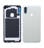 Samsung Galaxy A11 Uyumlu Arka Pil Batarya Kapağı SM-A115F (Beyaz)