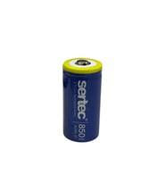 Sertec 3.7v Li-ion 16340 - 850 Mah 3c Başlı Şarjlı Pil