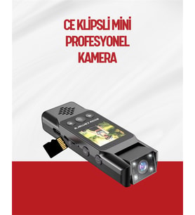 Hareket Algılayıcılı Taşınabilir Mini Kamera - 3MP Fotoğraf, Düşük Güç Tüketimi