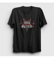 Presmono Unisex Siyah Logo Dark Funeral T-Shirt 136870tt