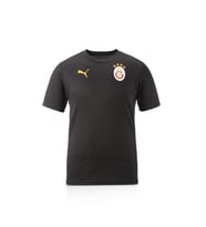Galatasaray Orijinal Lisanslı Sıfır Yaka Siyah A Takım Antrenman T-Shirt (Siyah-Kırmızı)