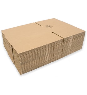 Baskısız Oluklu Kraft Karton Kargo Taşınma Depolama Kolisi - 60x40x40 Cm. - 30 Adet