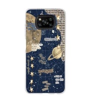 Poco X3 Pro / X3 NFC Uyumlu Gezegen Aesthetic Tasarımlı Şeffaf Telefon Kılıfı