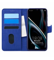 Microsonic Reeder P13 Blue Max 2021 128 GB Kılıf Fabric Book Wallet Lacivert