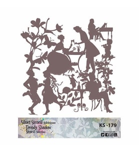 Cadence Siluet (Kenarsız) Stencil KS-179 
