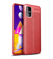 Samsung Galaxy M31s Kılıf Auto Focus Kapak - Kırmızı