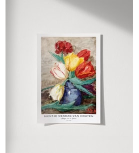 Çerçevesiz Poster Sientje Mesdag Van Houten Vazoda Laleler