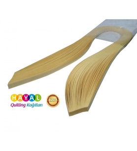 Hayal 5mm Krem Renkli Quilling Kağıdı - 100'lü